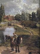 John Constable Flatford Mill oil painting
